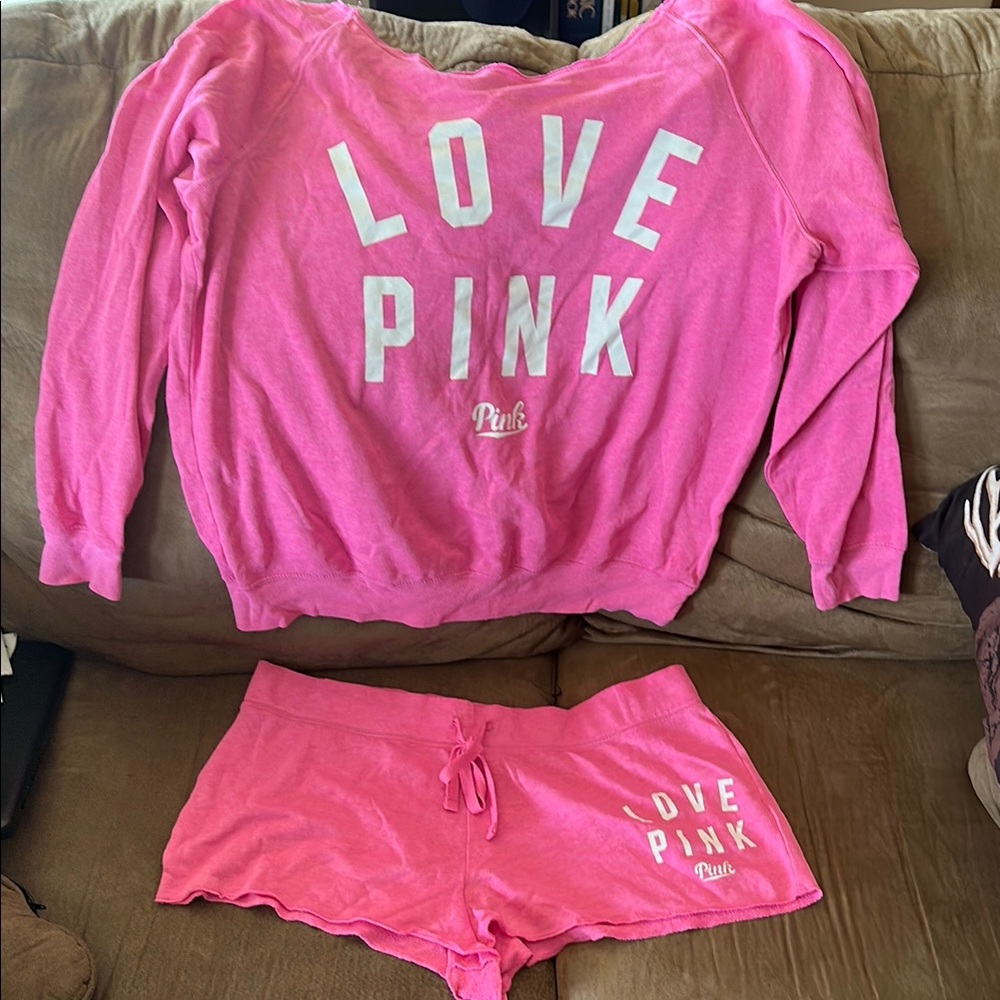 Pink Victoria's Secret Love Pink Set